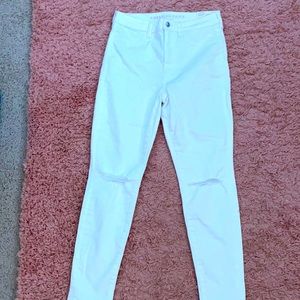 NWT American Eagle White Super Stretch Jevon’s